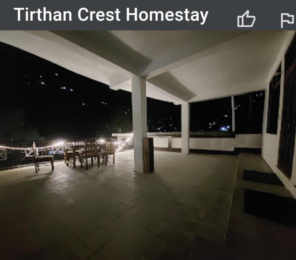 Tirthan Crest Homestay Banjār エクステリア 写真